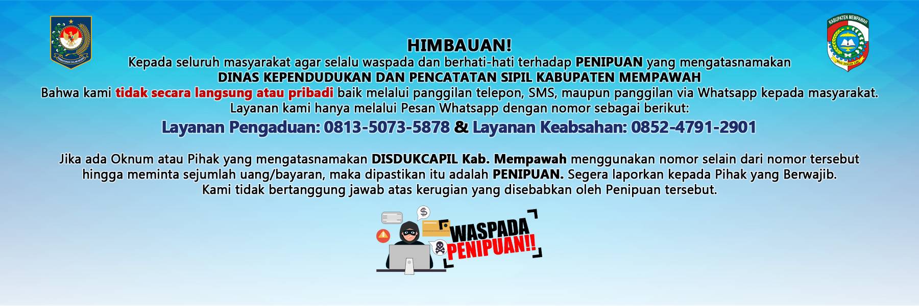 WASPADA PENIPUAN