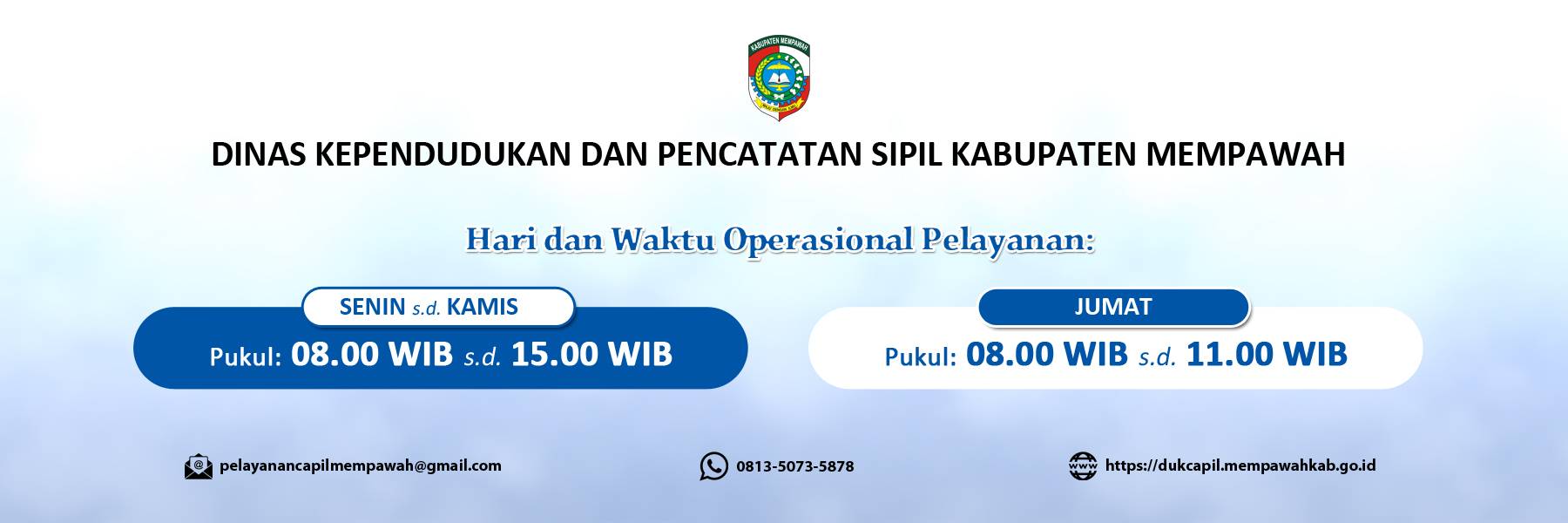 jadwal pelayanan